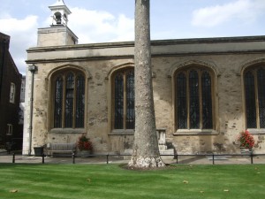 St Peter ad Vincula where Jane and Guildford are buried