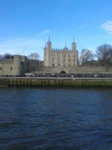 Tower by boat