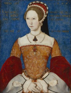 NPG 428; Queen Mary I by Master John, oil on panel, 1544