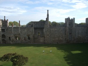 Window in the middle of the photo is the ‘eastern window  of the chapel.’  (11) 